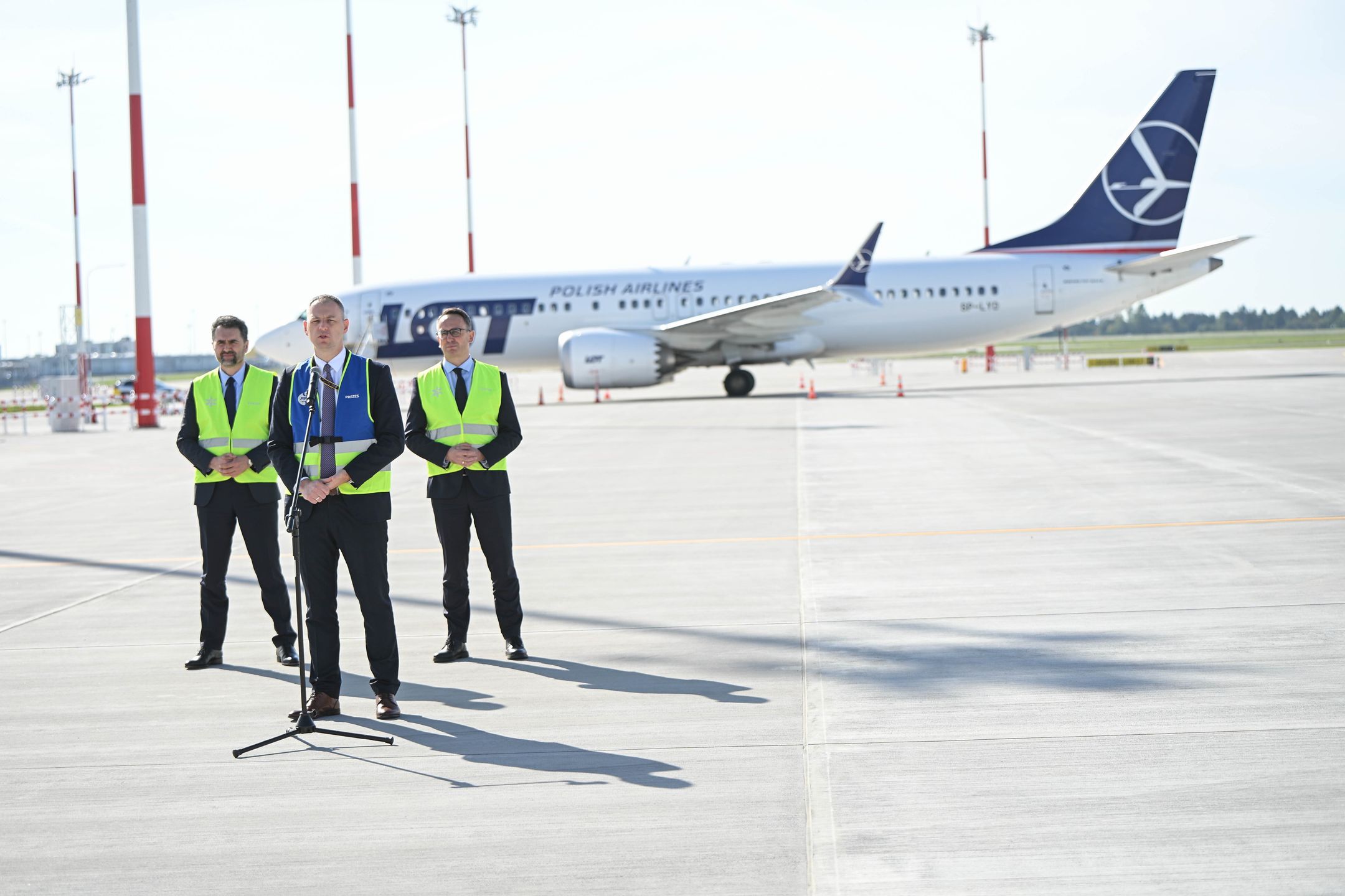 Na nowej płycie postojowej może parkować nawet 6 samolotów typu Boeing 737 MAX 8