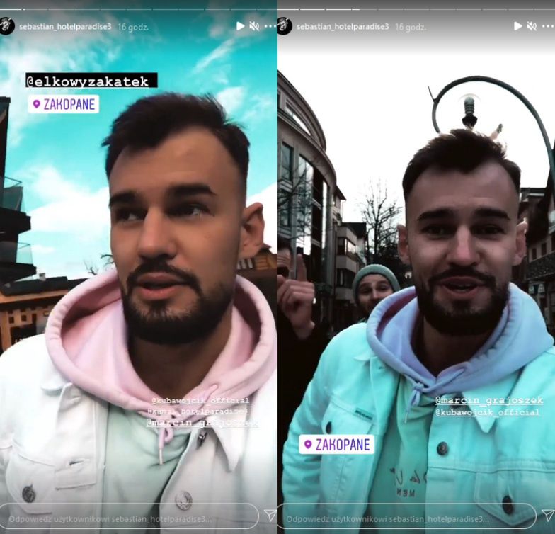 Sebastian z "Hotel Paradise" w Zakopanem
