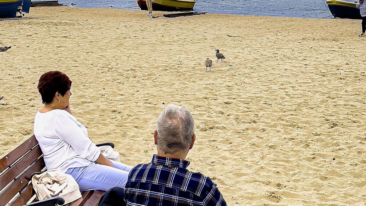 Pla�a w Sopocie, Przysta� RybackaJerzy Ocho�skiSopot, �odzie rybackie, przysta�, bar przysta�, rybak, rybacy