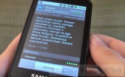 Samsung Galaxy i7500 - test 10