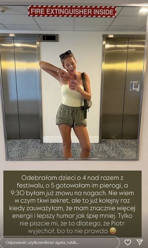 Agata Rubik rozprawia o krótkim śnie