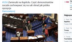 TVP Info krytykowane za porównanie uczestników zamieszek na Kapitolu do polskiej opozycji