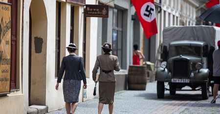 Bielsko-Biała. Zdjęcia do serialu zatrzymały mieszkańców. Są też utrudnienia w komunikacji
