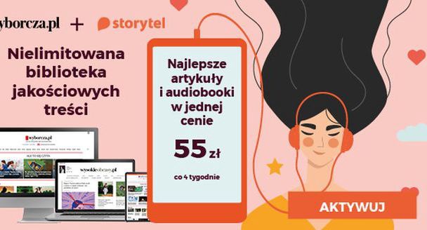 Wyborcza.pl i Storytel w jednym pakiecie