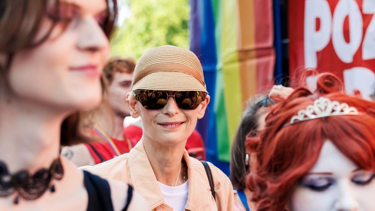 Tilda Swinton wzięła udział w Marszu Równości w Poznaniu 
