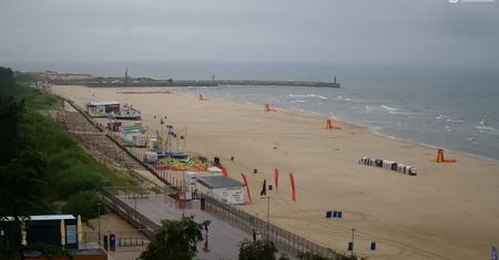 Była 7:55. Bardzo rzadka sytuacja na plaży w Łebie