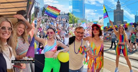 Znani na Paradzie Równości: Jessica Mercedes, Mandaryna, Julia Kamińska, Rafał Trzaskowski... (ZDJĘCIA)