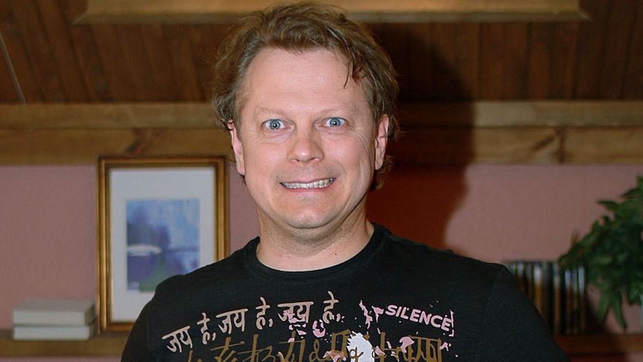 Piotr Szwedes na planie "Złotopolskich"