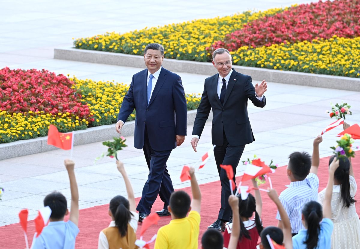 W poniedziałek po południu prezydent Andrzej Duda spotkał się z przywódcą Chin, Xi Jinpingiem