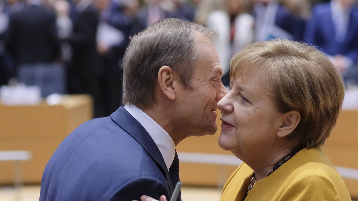 Donald Tusk i Angela Merkel