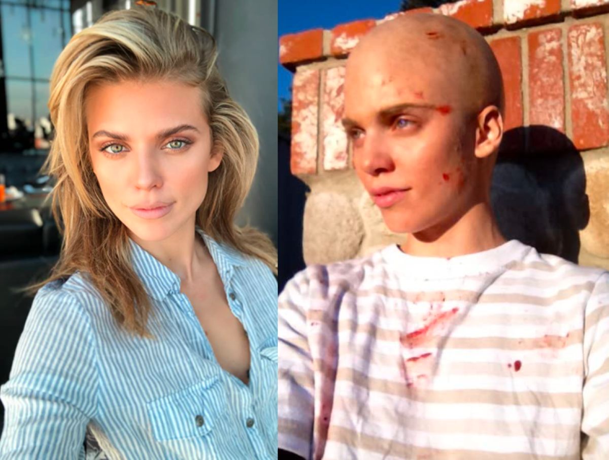 AnnaLynne McCord nie potrafiła wyjść z roli Pauline z horroru (po prawej), gdy wróciła na plan "90210"