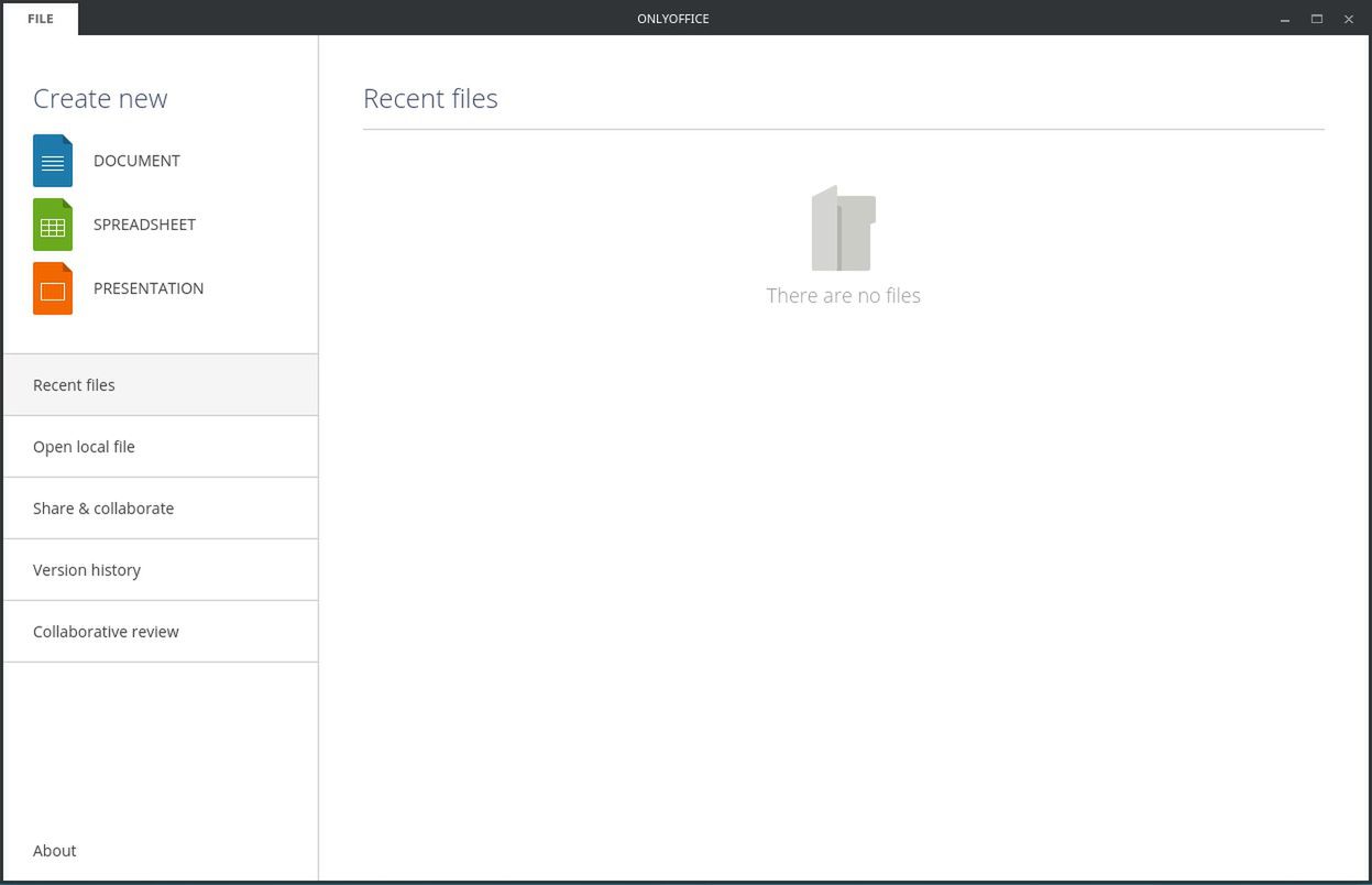 Proste, ale czytelne okno główne programu