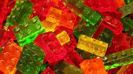 Słodkie żelki w kształcie klocków LEGO! 1