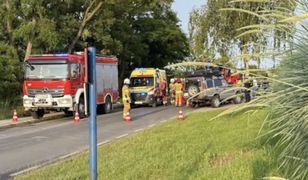 Zjeżdżała rowerem z górki. Wjechała prosto w autobus
