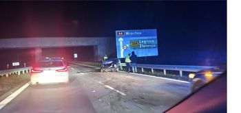 Noc pełna zdarzeń na autostradzie A4. Apelujemy o ostrożność!