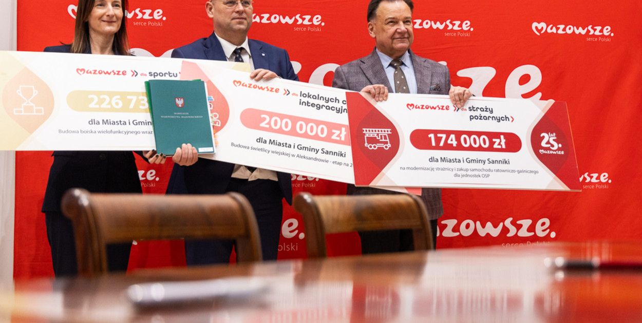 Rusza rekordowe wsparcie Sejmiku Województwa Mazowieckiego dla samorządów
