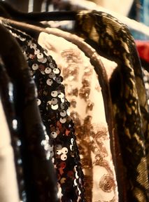 Vintage clothing and shopping in second-hand shops