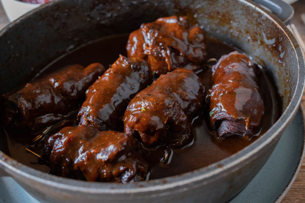 Gęsty sos pieczeniowy nie potrzebuje dodatku mąki