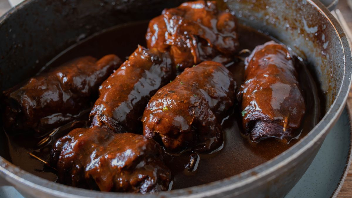 Gęsty sos pieczeniowy nie potrzebuje dodatku mąki