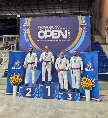 Marcin Malesa z Płocka zdobył dwa złote medale na Venice Jesolo International Open IBJJF Jiu-Jitsu Championship