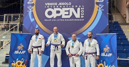 Marcin Malesa z Płocka zdobył dwa złote medale na Venice Jesolo International Open IBJJF Jiu-Jitsu Championship