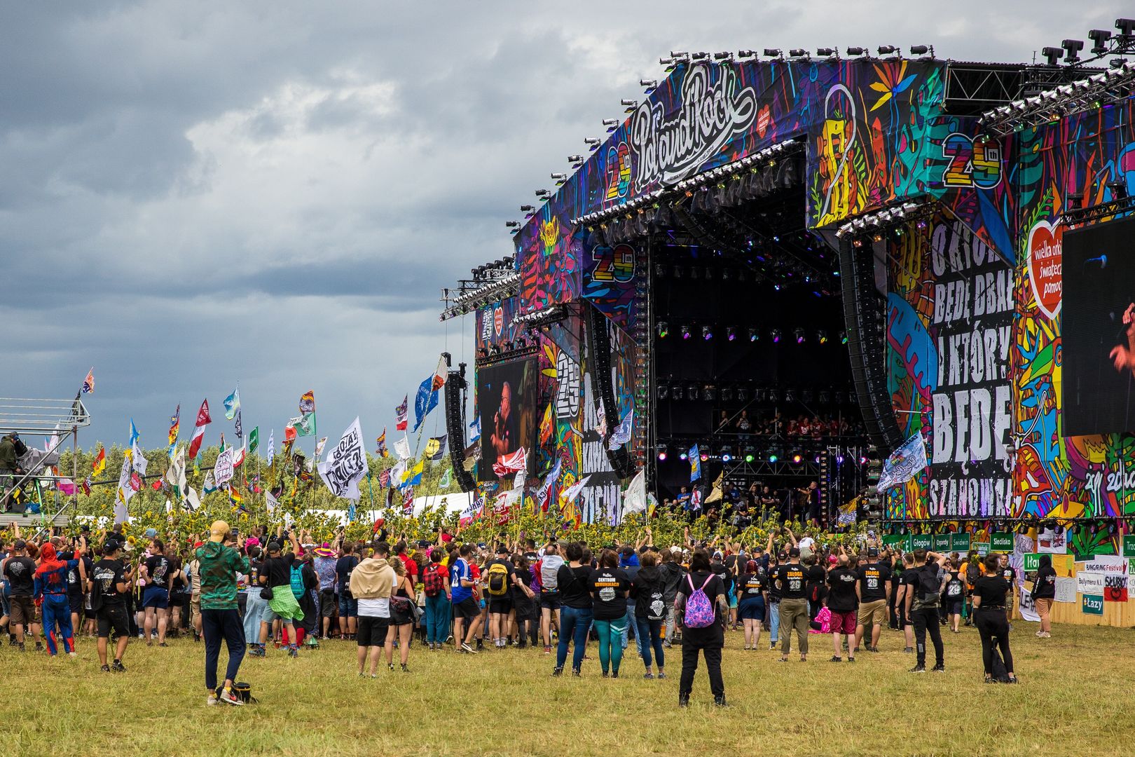 Wiatr przewrócił konstrukcję. Wypadek na Pol'and'Rock Festival
