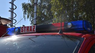 Suchowola: Pożar ciężarówki. Droga krajowa nr 8 zablokowana