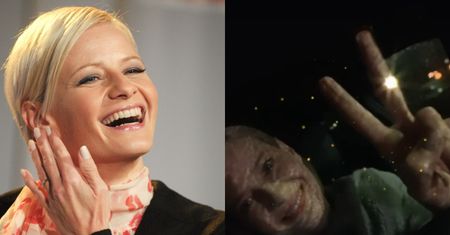 Uśmiechnięta Małgorzata Kożuchowska uspokaja fanów po kolizji: "Jestem cała i zdrowa, MÓJ KOCUR TEŻ"