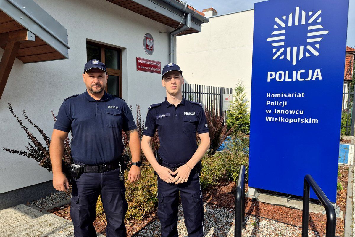 Janowiec Wielkopolski: Interwencja policjantów zapobiegła tragedii