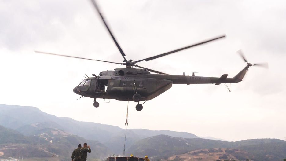 Kolumbijski Mi-17, zdjęcie ilustracyjne