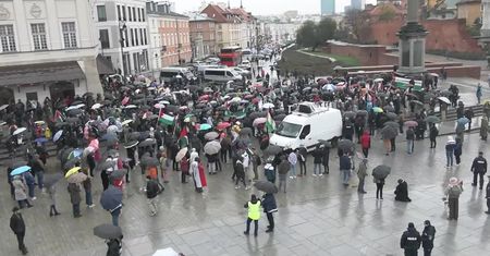W Warszawie odbyła się demonstracja solidarności z Palestyną