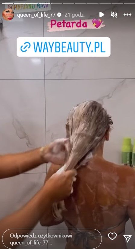 Dagmara Kaźmierska dodała filmy spod prysznica