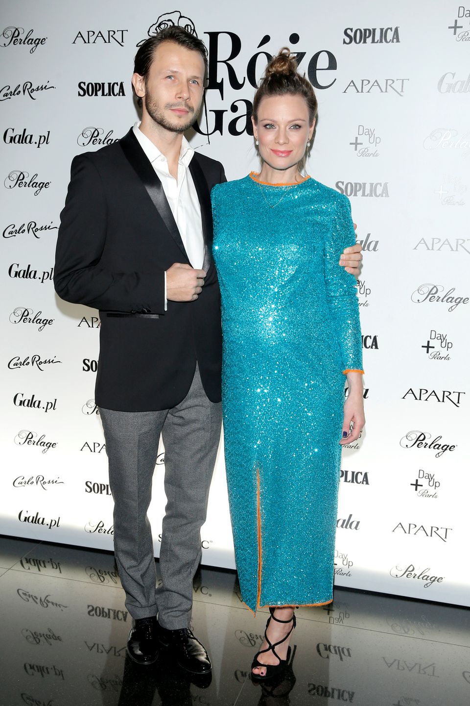 Magdalena Boczarska i Mateusz Banasiuk - Róże Gali 2017