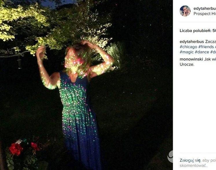 Edyta Herbuś na wakacjach w USA