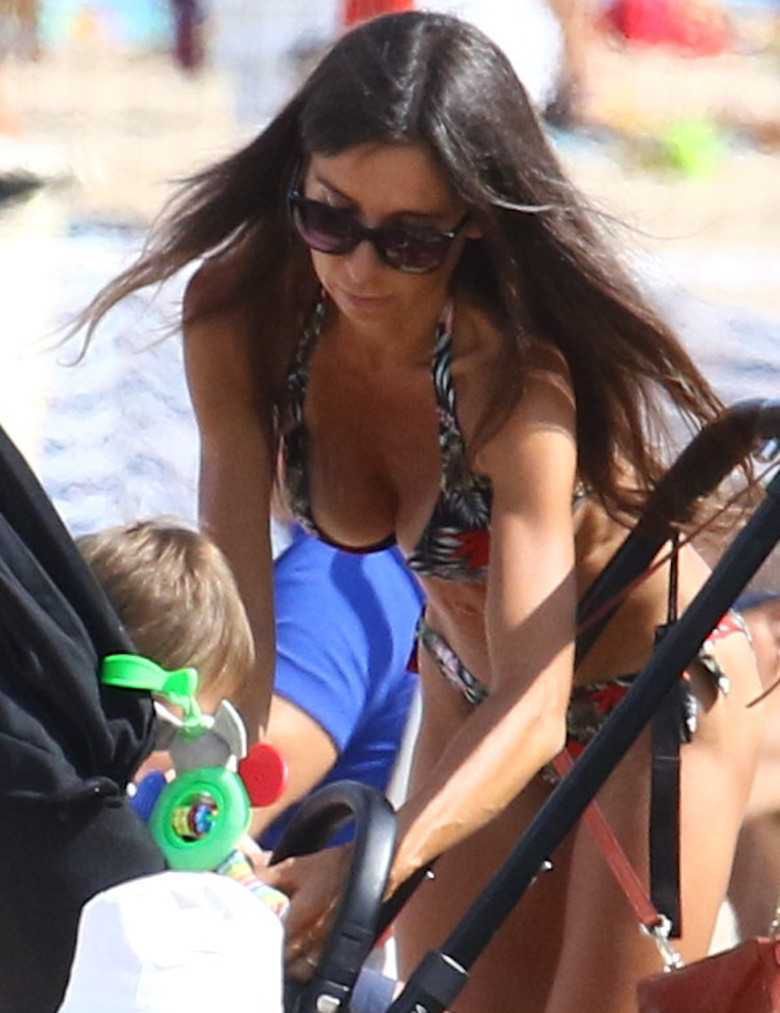 Marta Kaczyńska w bikini na plaży w Sopocie