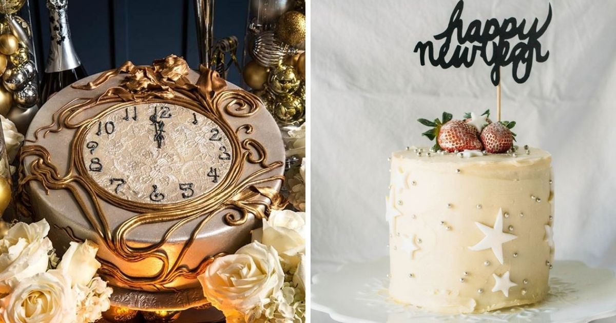 17 wspaniałych tortów z sylwestrowo-noworocznym motywem. Piękna ozdoba imprezy!