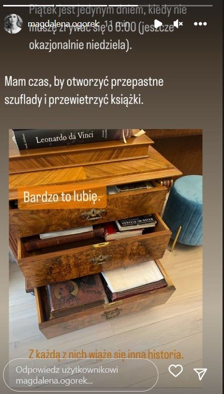 Magdalena Ogórek pokazała wartą krocie kolekcję