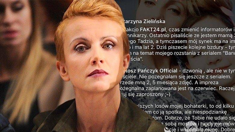 Katarzyna Zielińska odpowiada tabloidowi