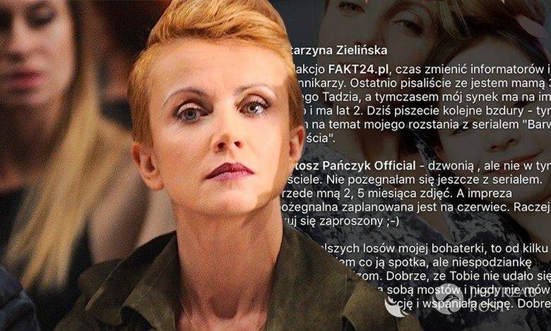 Katarzyna Zielińska w ostrych słowach odpowiada tabloidowi! "Piszecie kolejne bzdury"
