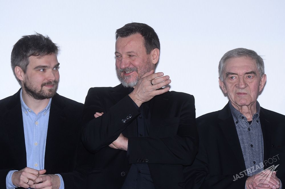 Zygmunt Miłoszewski, Robert Więckiewicz i Jerzy Trela
Fot. ons