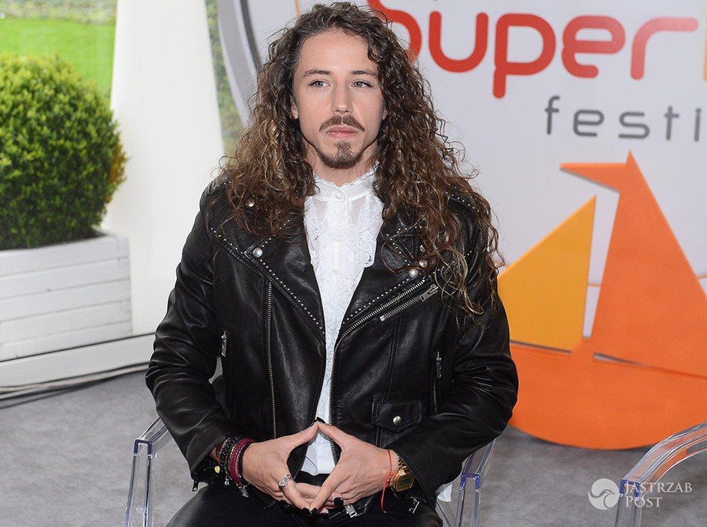 Michał Szpak na konferencji Polsat SuperHit Festiwal 2017