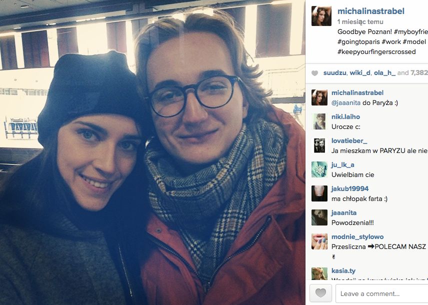 Michalina Strabel z chłopakiem Fot. Instagram
