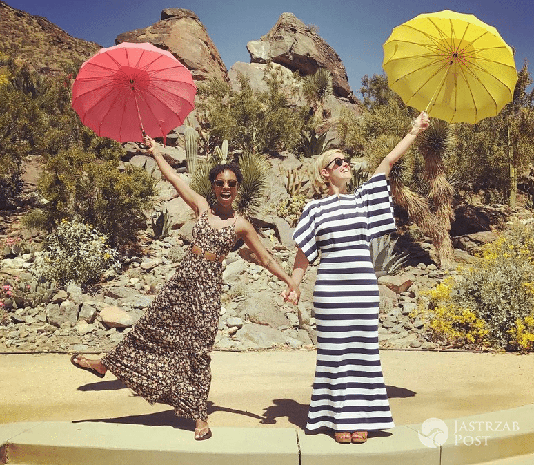 Samira Wiley i Lauren Morelli w podróży poślubnej