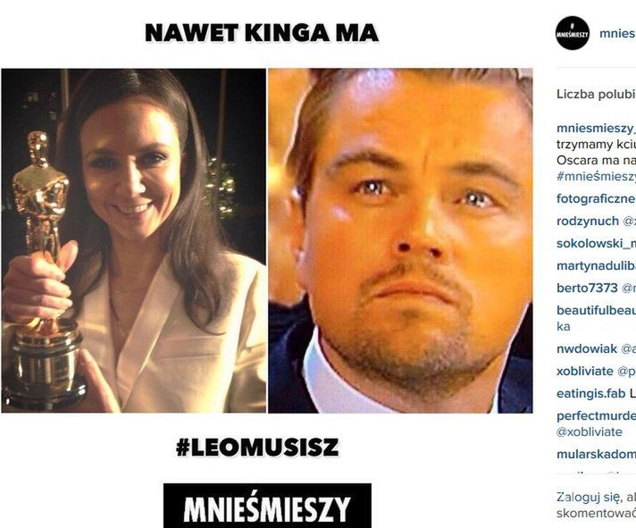 Oscary 2016 - memy z Leonardo DiCaprio