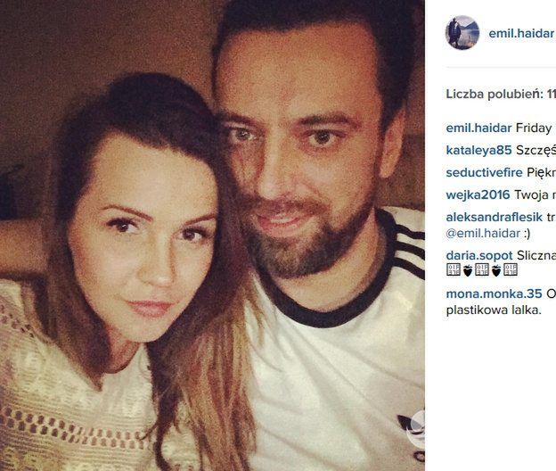 Emil Haidar z nową dziewczyną