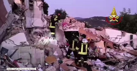 Wybuch gazu na włoskiej wyspie Elba. Co najmniej jedna osoba nie żyje, a jedną uznaje się za zaginioną