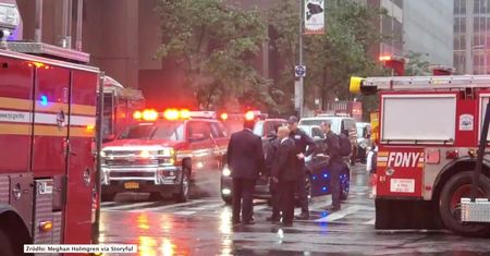 Helikopter awaryjnie lądował na 7 Alei na Manhattanie