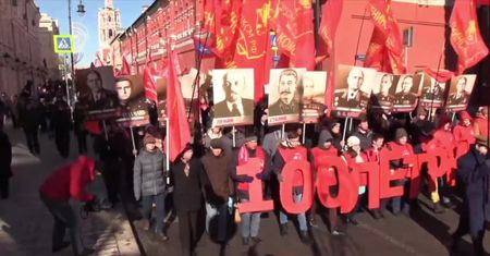Komuniści w Rosji świętują stulecie Armii Czerwonej