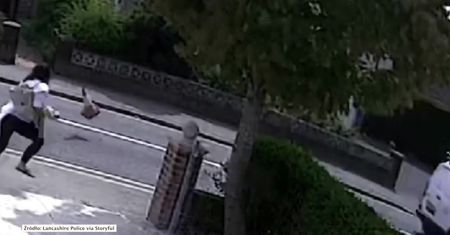 Celowo potrącił przechodnia. Szokujące nagranie z Wielkiej Brytanii