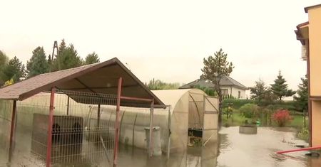 Zalane domy i piwnice. Straż pożarna interweniowała po ulewnych deszczach na Dolnym Śląsku